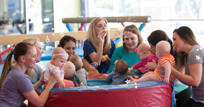 The Little Gym play date with moms